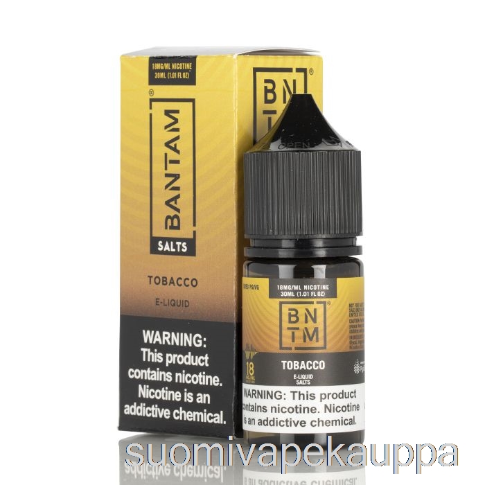 Vape Suomi Tupakkasuolat - Bantam Vape - 30ml 36mg